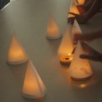 ヨシ紙LEDランプ