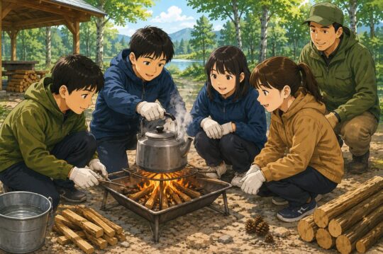 湯沸かし体験　火の体験コース