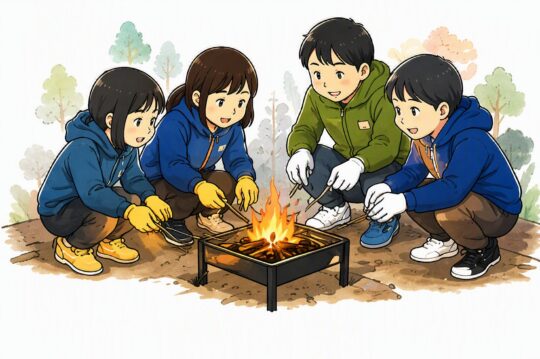 火起こし体験